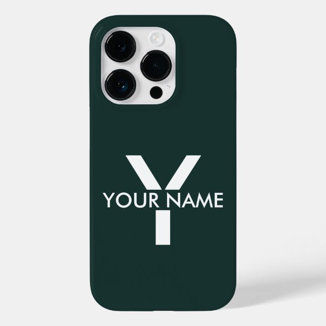 Personalized Modern Stylish Trendy  Case-Mate iPh (Baksida)