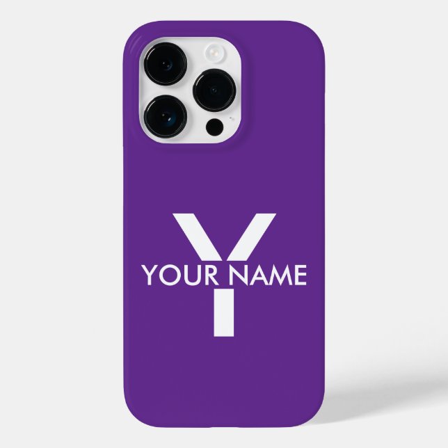 Personalized Modern Stylish Trendy  Case-Mate iPh (Baksida)