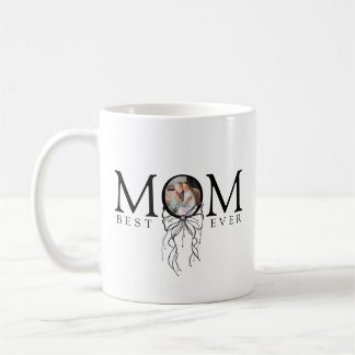 Personalized Mom Best Ever Photo Kaffemugg