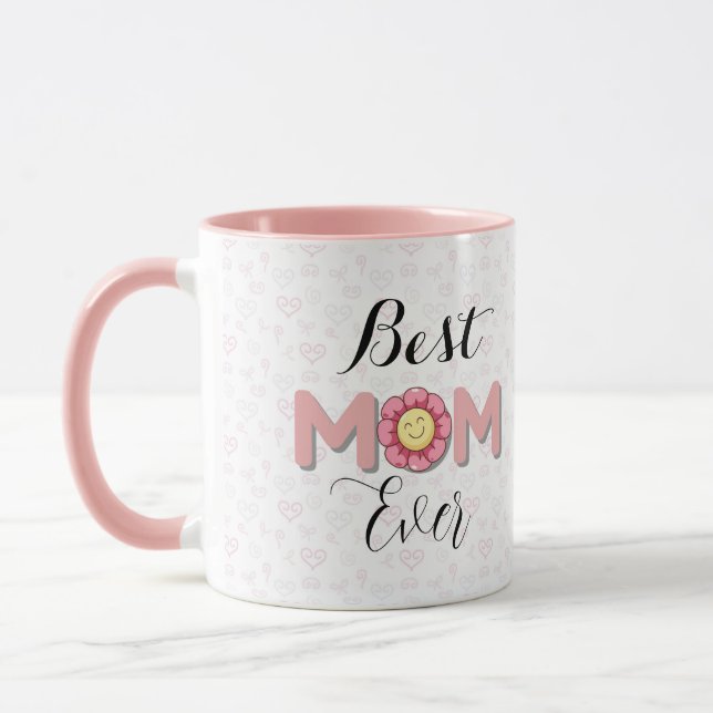 Personalized Mom Coffee Mug Mugg (Vänster)