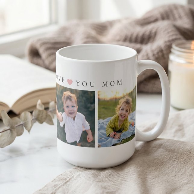 Personalized Mom Love You Kaffemugg (Skapare uppladdad)