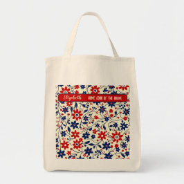 Personalized Mom Patriotic Wildflower Market Tygkasse