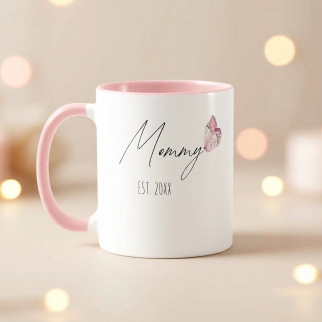 Personalized Mommy EST. Year Mug for Mother's Day  Mugg (Skapare uppladdad)