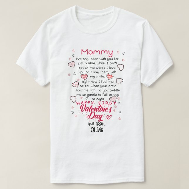 Personalized Mommy I’ve Only Been With You Happy F T Shirt (Design framsida)