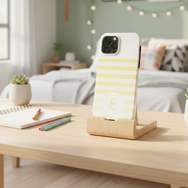 Personalized Monogram Minimal Striped Modern Desig (Skapare uppladdad)