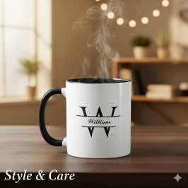 Personalized Monogram Name Mug Made for Daily Styl Mugg