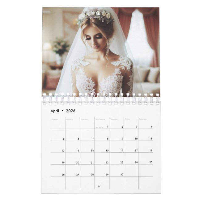 Personalized Monthly Family Moments in 12 Photos Kalender (Apr 2026)