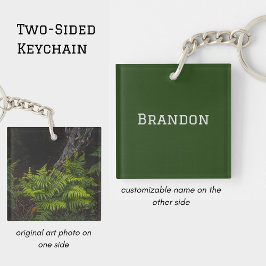 Personalized Moody Woodlands Minimal Men's Name