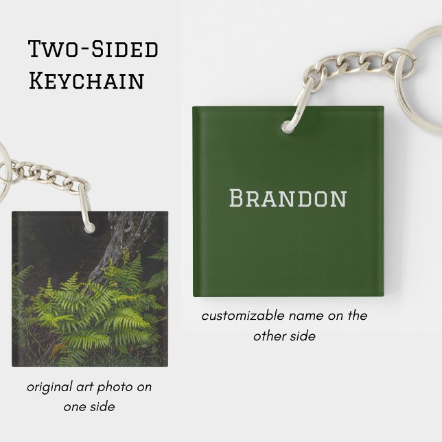 Personalized Moody Woodlands Minimal Men's Name (Skapare uppladdad)