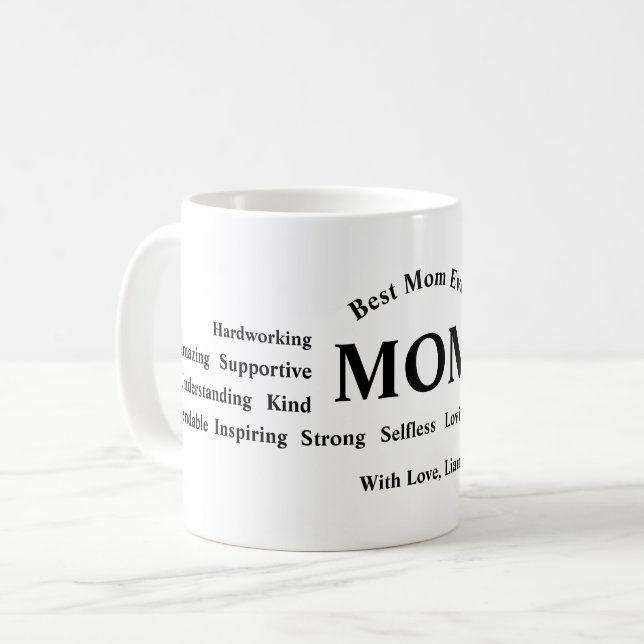 Personalized Mother’s Day Mug Kaffemugg (Framsida vänster)
