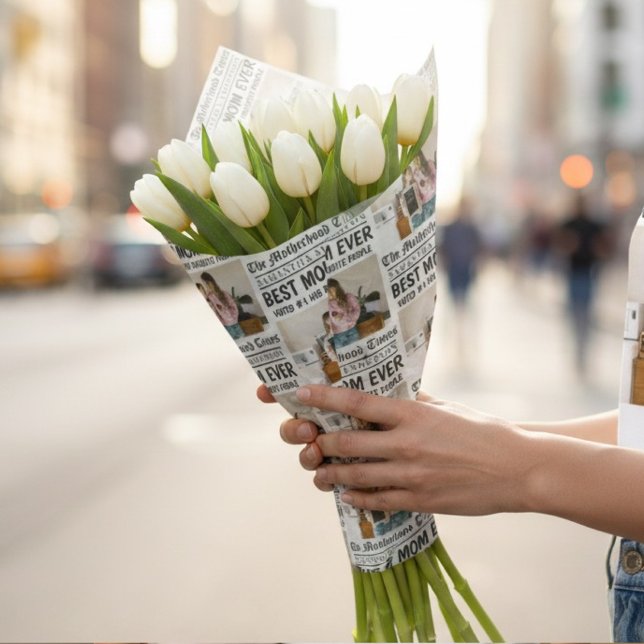 Personalized Mother’s Day Newspaper Presentpapper (Skapare uppladdad)