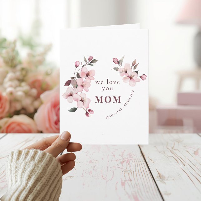 Personalized Mothers Day Card for Mom Kort (Skapare uppladdad)