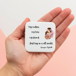 Personalized Mother's Day Mom's Hug Magnet