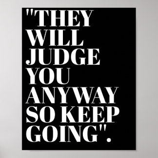 Personalized Motivational Custom Quotes Monogram  Poster