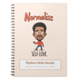 Personalized Motivational Notebook Anteckningsbok