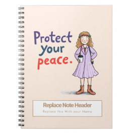 Personalized Motivational Notebook Anteckningsbok