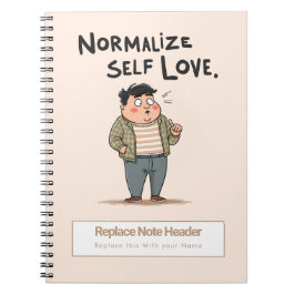 Personalized Motivational Notebook Anteckningsbok
