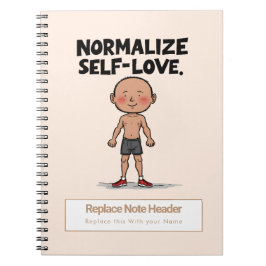 Personalized Motivational Notebook Anteckningsbok
