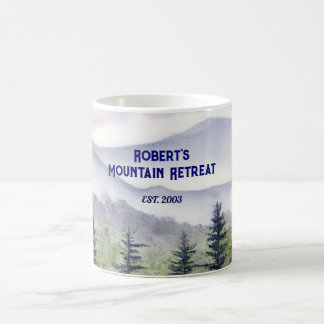 Personalized Mountain Themed Kaffemugg
