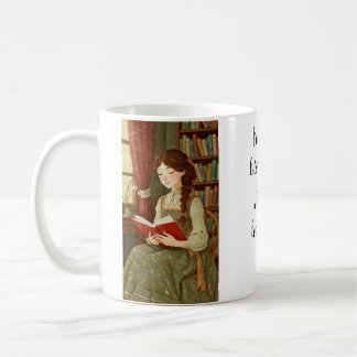 Personalized Mug "Literary Girl" Kaffemugg