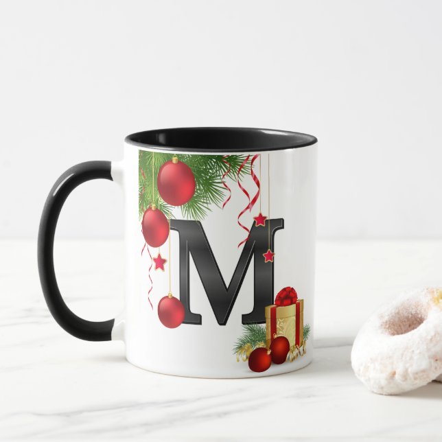 Personalized Mug with Letter Mugg (Med munk)