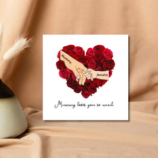 Personalized Mummy Loves You So Much Mother's Day  Kort