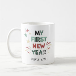 Personalized My First New Year Mug – Custom Name Kaffemugg
