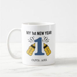 Personalized My First New Year Mug – Custom Name Kaffemugg