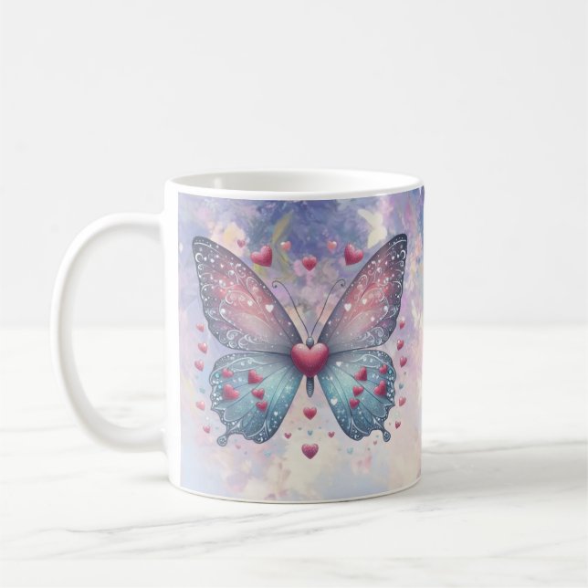 Personalized Mystic Butterfly Mug Kaffemugg (Vänster)