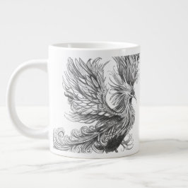 Personalized Mythological Phoenix Mug Jumbo Mugg