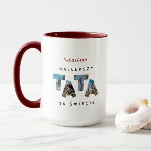 Personalized NAJLEPSZY TATA NA ŚWIECIE Huge Mugg
