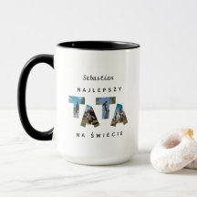 Personalized NAJLEPSZY TATA NA ŚWIECIE Huge Mugg