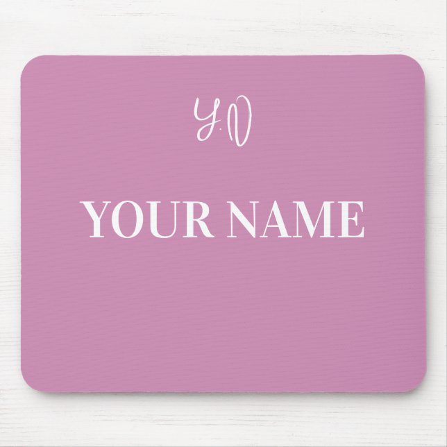 Personalized Name and Initials Custom Design  Musmatta (Framsidan)