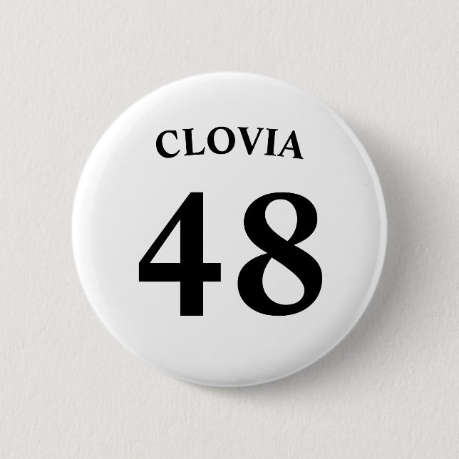Personalized name and Jersey number  Knapp (Framsida)