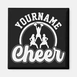 Personalized NAME Cheer Team Varsity Cheerleader Magnet