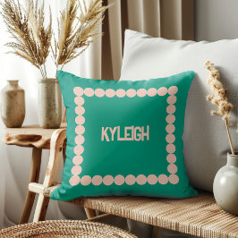 Personalized Name Dorm Room Decor, Custom Kudde