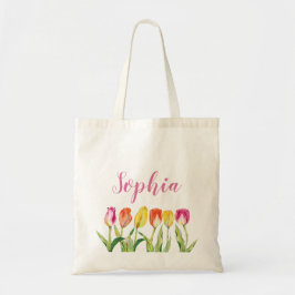 Personalized Name Floral Tygkasse