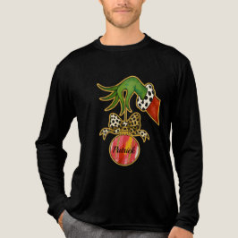 personalized Name Leopard Bow Parrot Ornament T Shirt