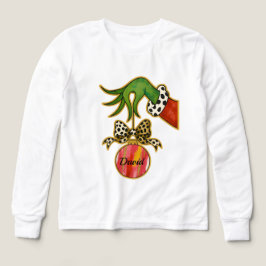 personalized Name Leopard Bow Parrot Ornament T Shirt