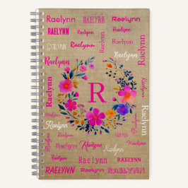 Personalized Name Notebook Add your Name