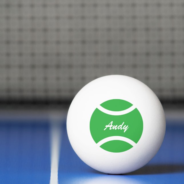 Personalized name ping pong table tennis balls pingisboll (Netto)