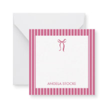 Personalized Name Pink Bow