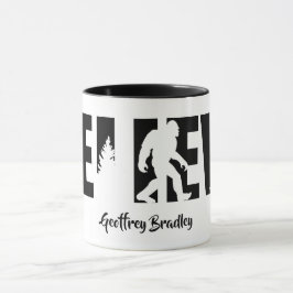 Personalized name Sasquatch Cryptid Believe  Mugg