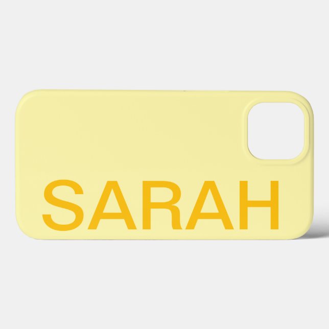 Personalized Name Simple Stylish Modern Minimal (Baksida (horisontell))
