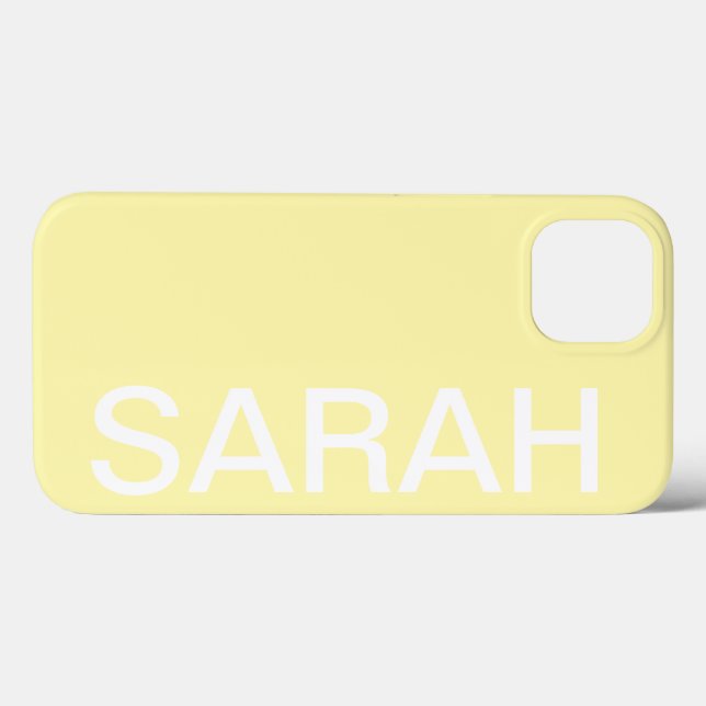Personalized Name Simple Stylish Modern Minimal (Baksida (horisontell))