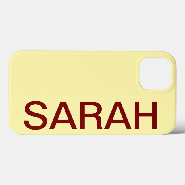 Personalized Name Simple Stylish Modern Minimal (Baksida (horisontell))