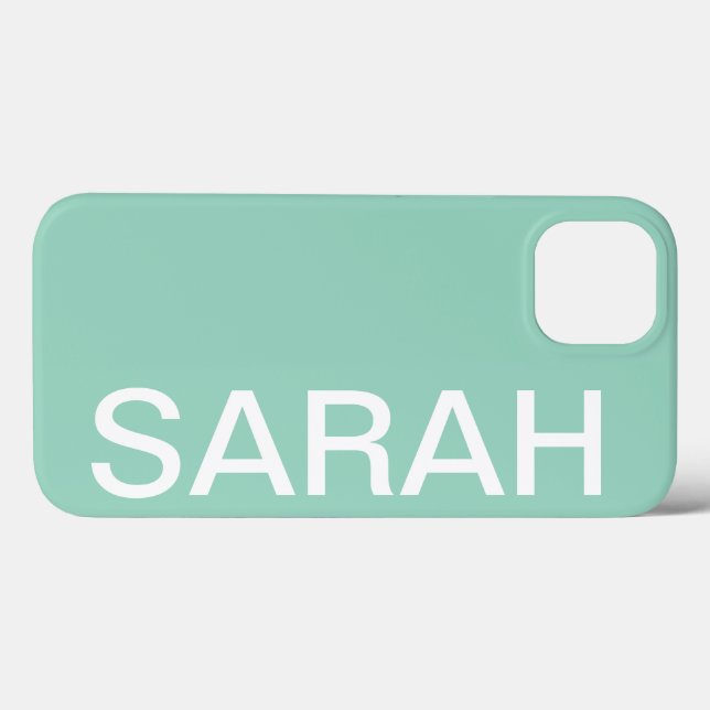 Personalized Name Simple Stylish Modern Minimal (Baksida (horisontell))