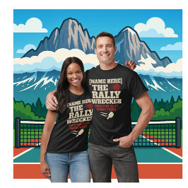Personalized Name The Rally Wrecker T Shirt