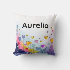 Personalized Name You Are So Loved Throw Pillow Kudde
