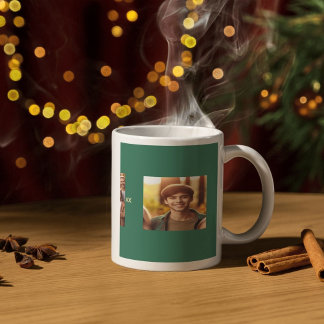 Personalized Namesake Family Photo and Year Design Kaffemugg